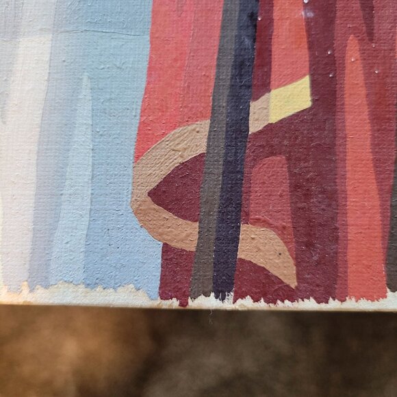 Vintage Jesus Paint By Numbers Artwork On Board Religious Unframed - Picture 4 of 5